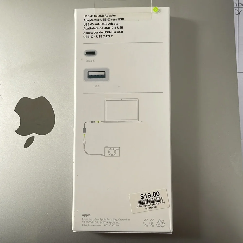 NWT in box Apple USB-C to USB adapter